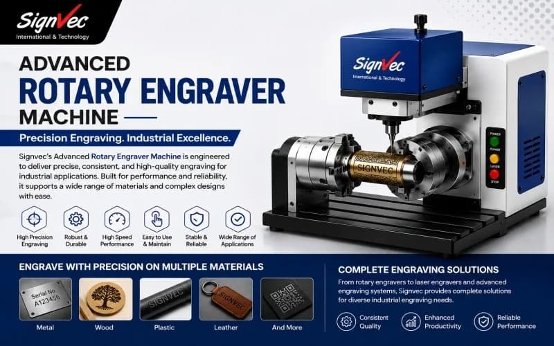 Advanced Rotary Engraver Machine for Industries
