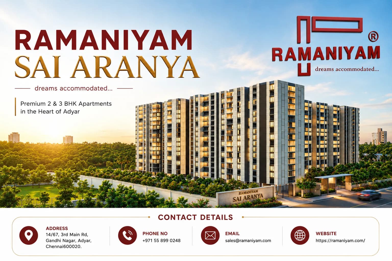 Apartments in Nerkundram – Ramaniyam Sai Aranya