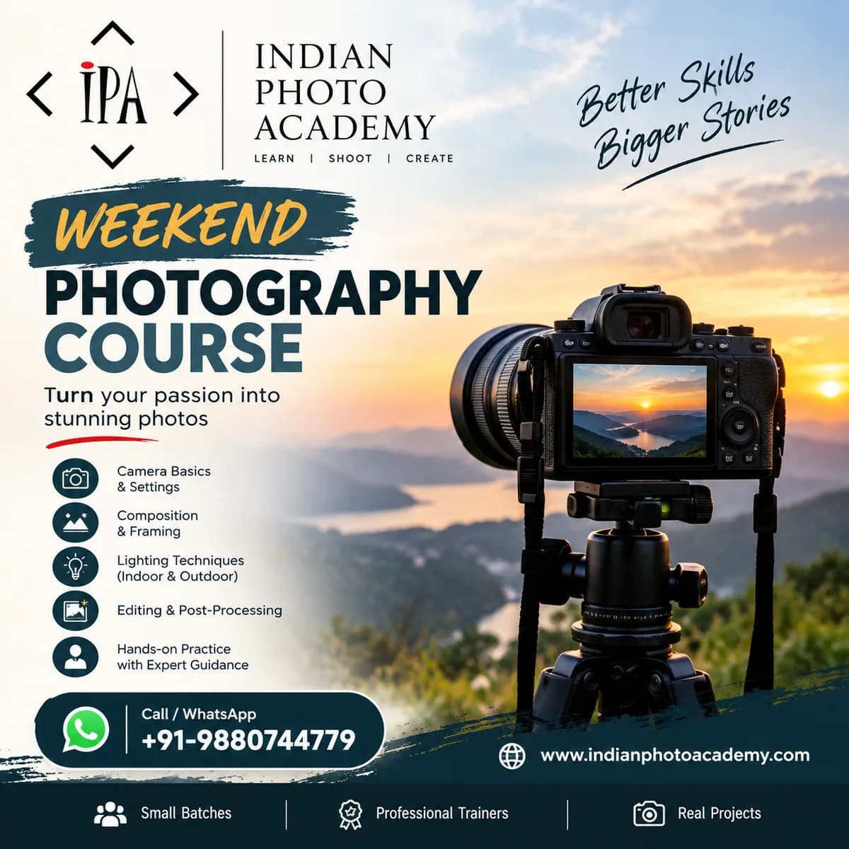 weekend photography courses in Bangalore