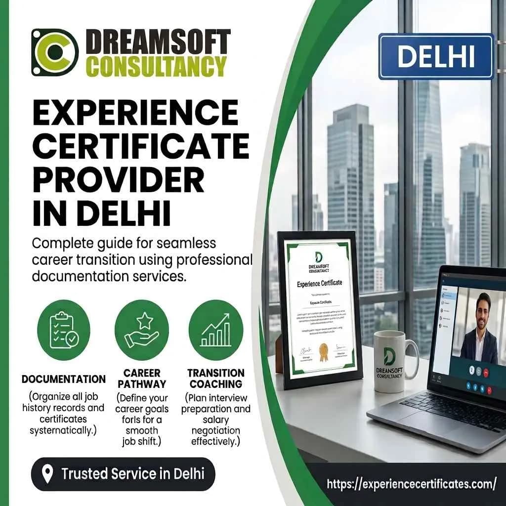 Reliable Experience Certificate Provider in Delhi for Employment Records