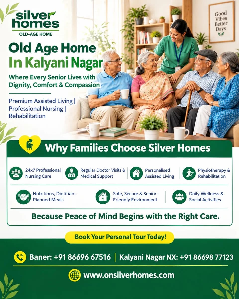 Old Age Home In Kalyani Nagar - ONP Silver Homes