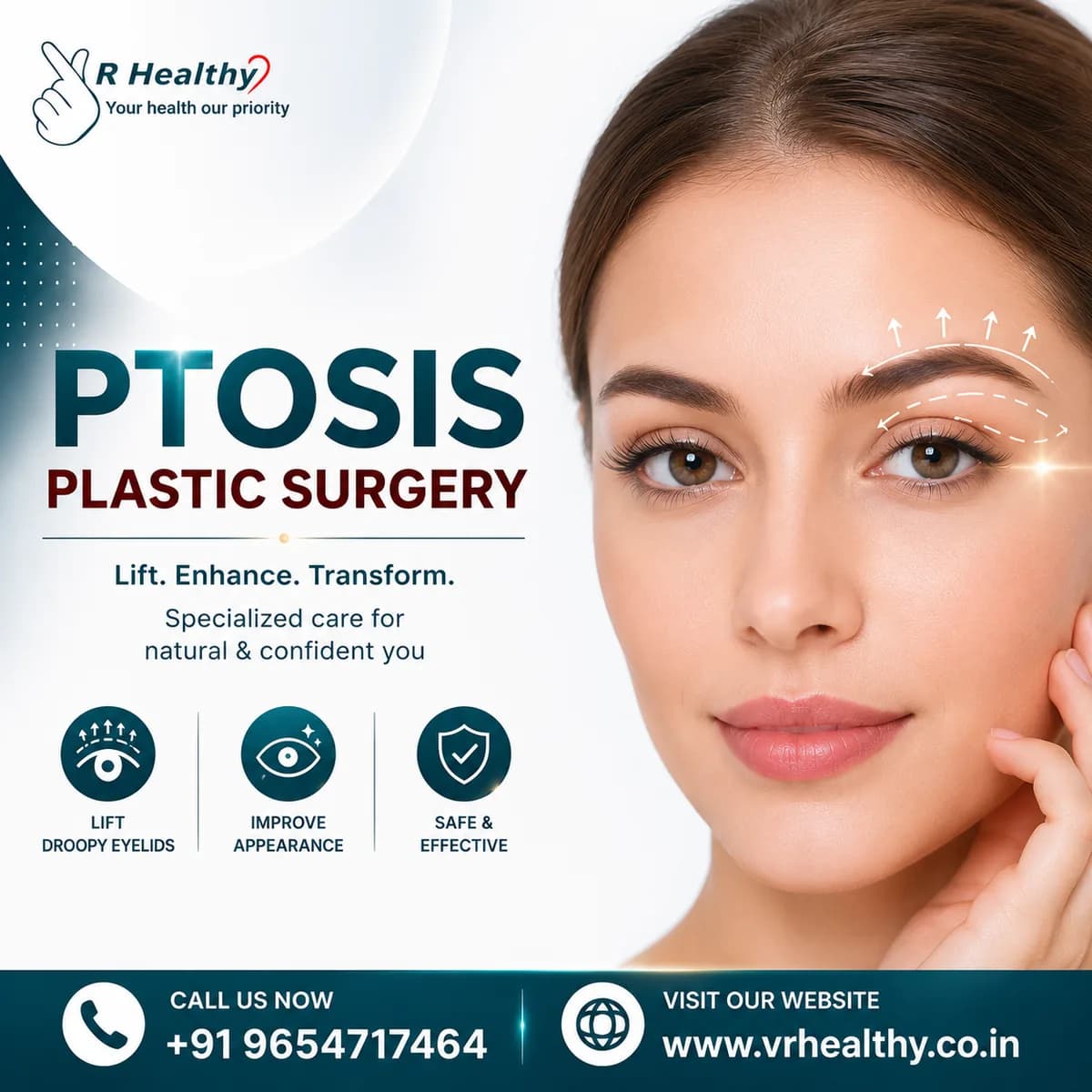 Restore Your Confidence with Ptosis Plastic Surgery 