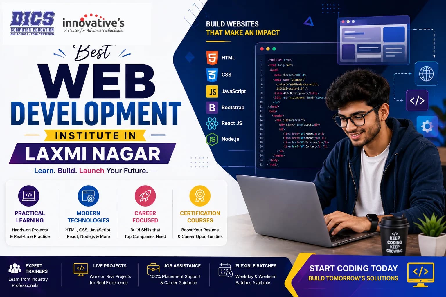 Build Your Web Development Skills in Laxmi Nagar