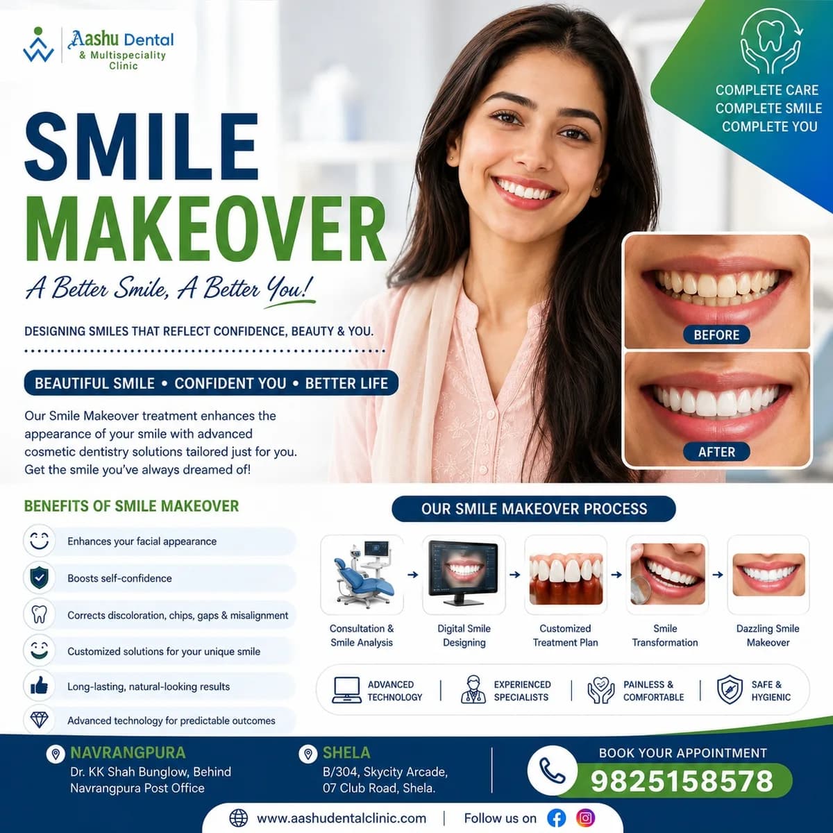 Smile Makeover Treatment in Ahmedabad | DR. Manish Shah