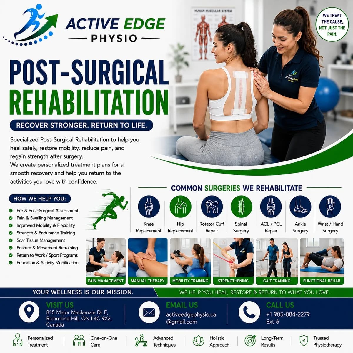 Post-Surgical Rehabilitation in Richmond Hill | Book Today