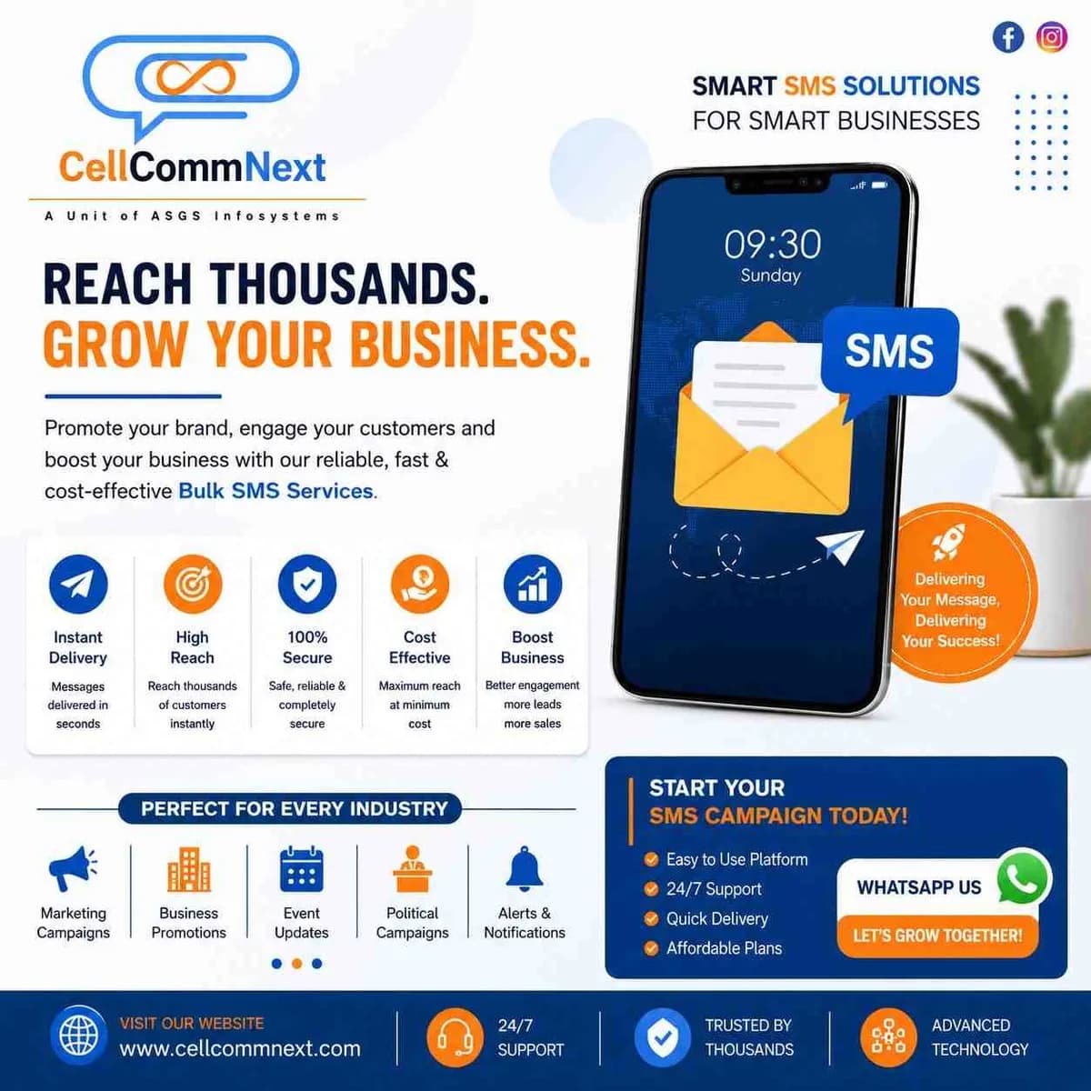 Best Bulk SMS Service Provider in Delhi NCR with DLT Support