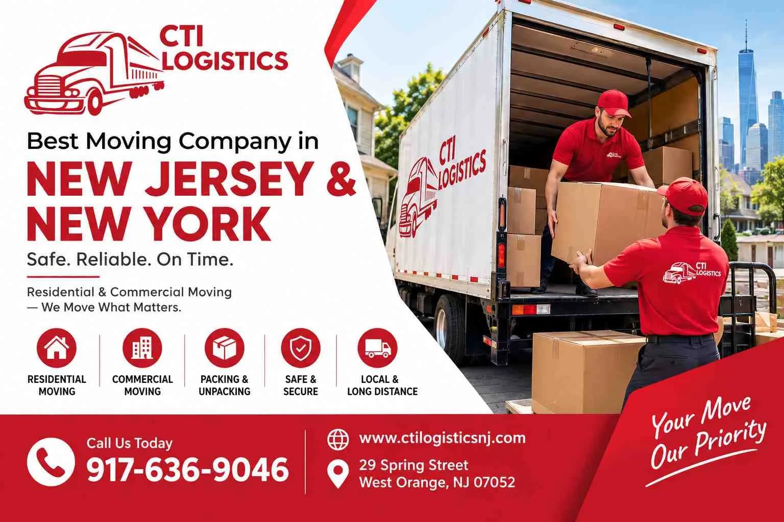 Best Moving Company in New Jersey & New York – CTI Logistics