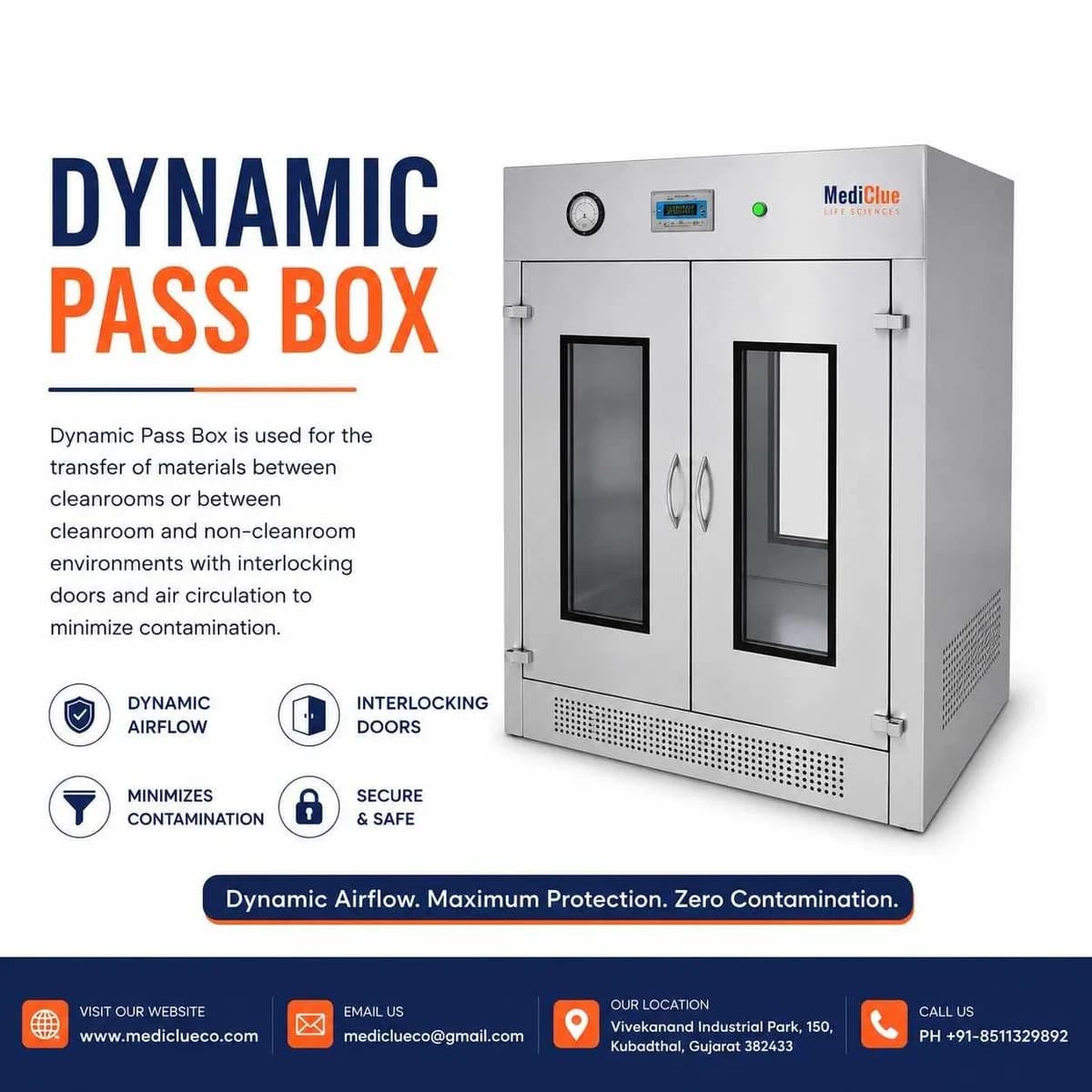 Premium Dynamic Pass Box Supplier for Cleanrooms