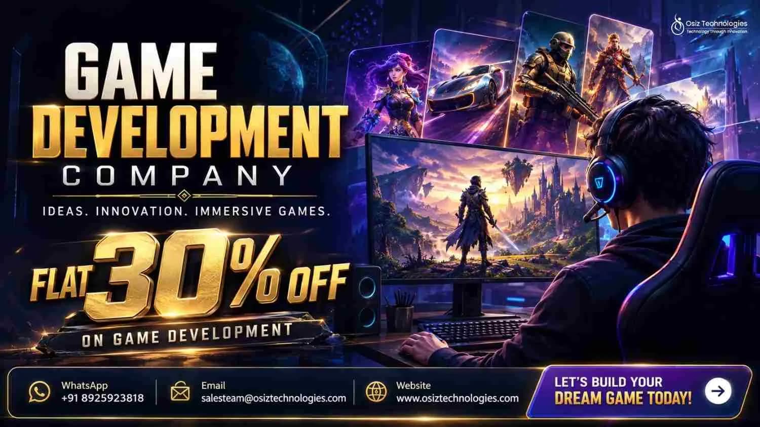 What If Your Game Idea Became the Next Player Favourite? Get 30% OFF