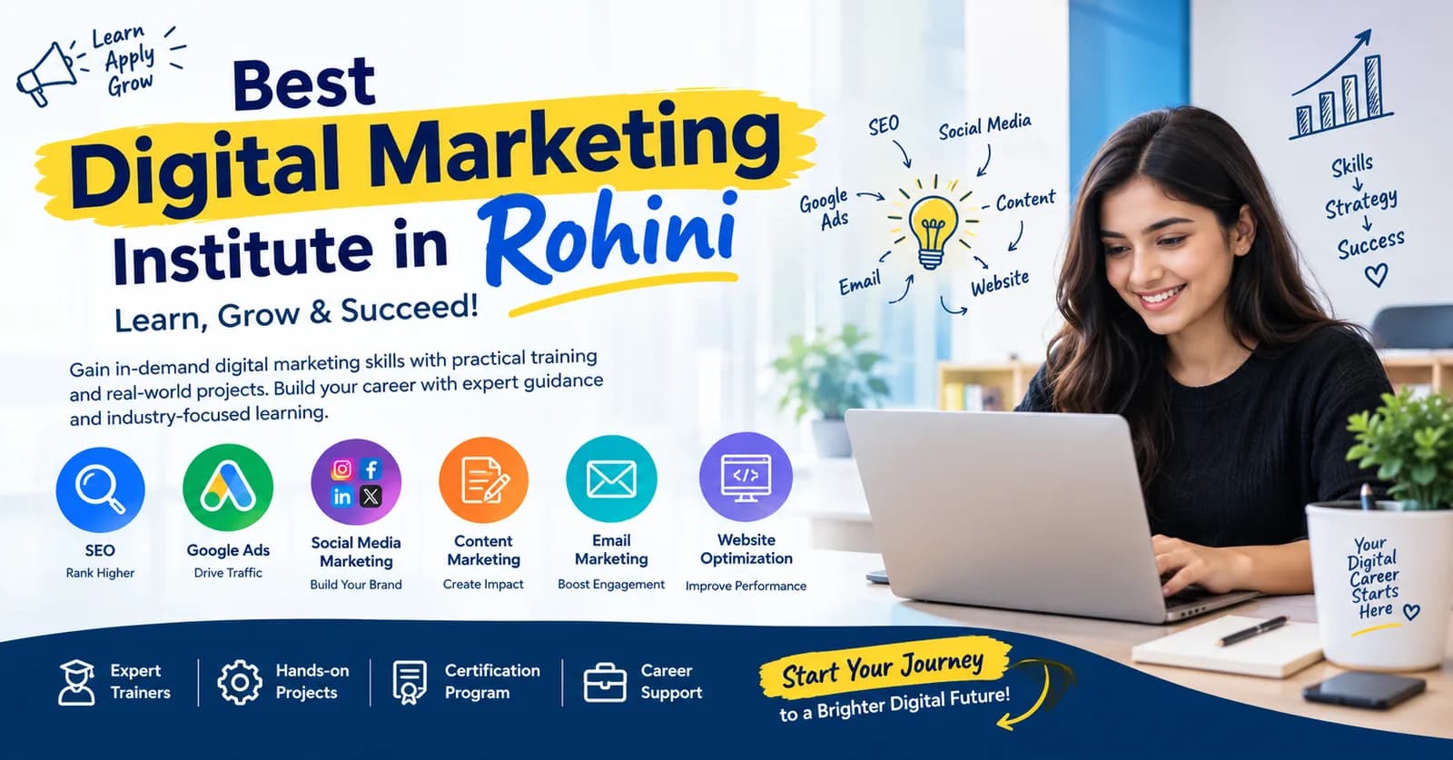 Best Digital Marketing Institute in Rohini – Learn, Grow & Succeed!
