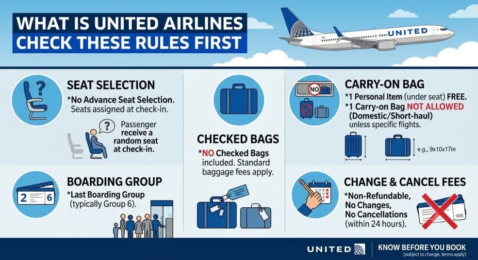 What Is United Airlines Basic Economy? Check These Rules First