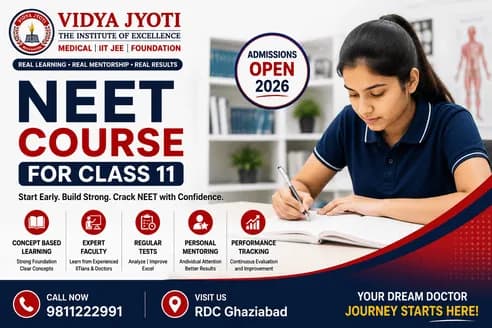 NEET Course for Class 11 in Ghaziabad