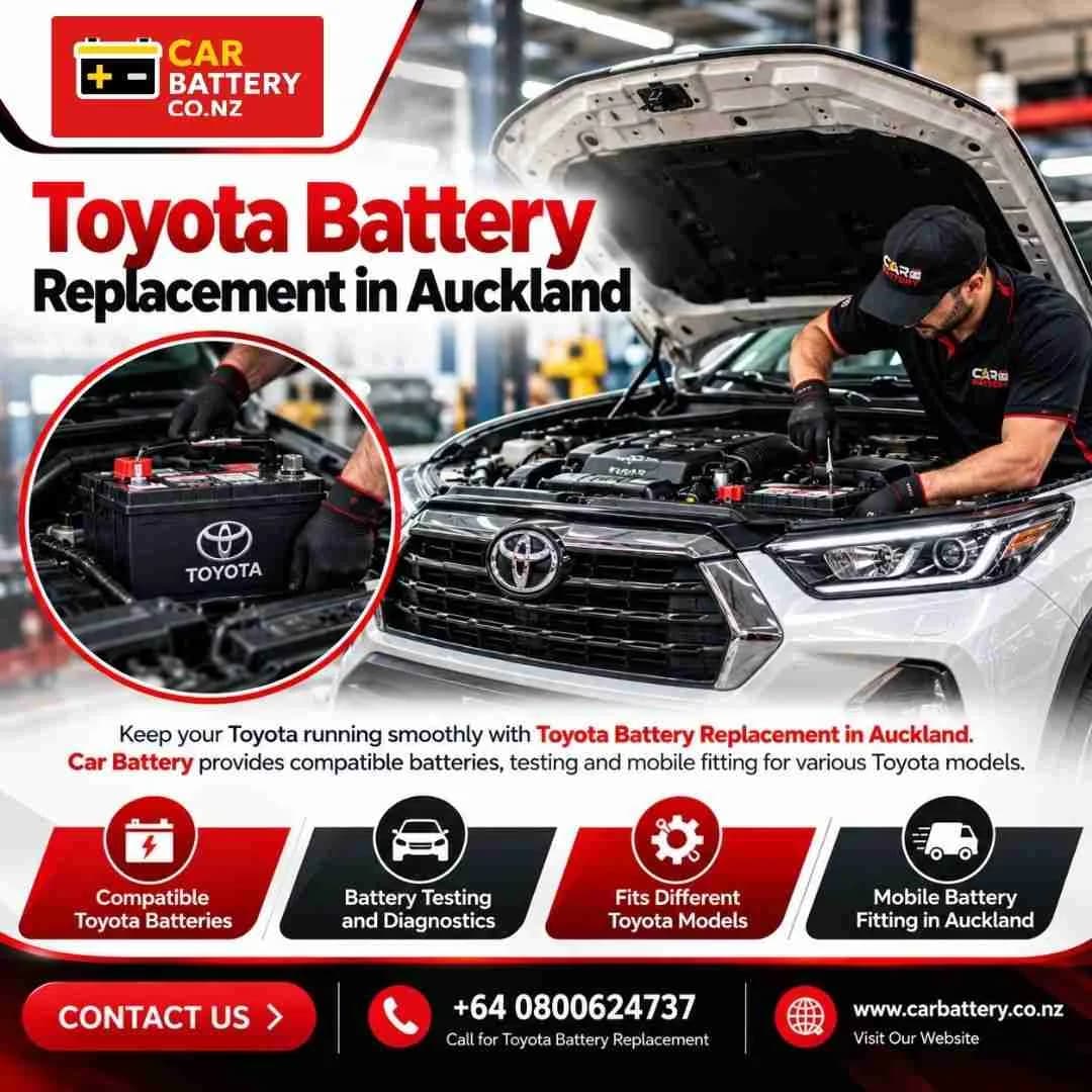 Toyota Battery Replacement in Auckland | Car Battery