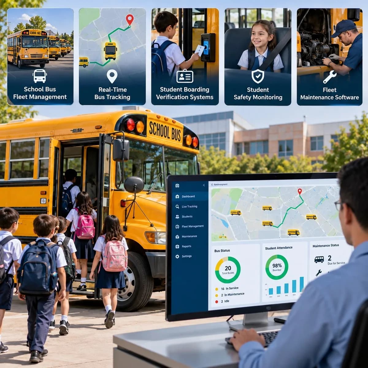 Smarter Routes, Safer Rides: UAE Schools Revolutionize Bus Fleet Management