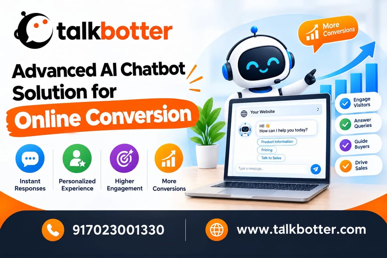 Advanced AI Chatbot Solutions for Online Conversions