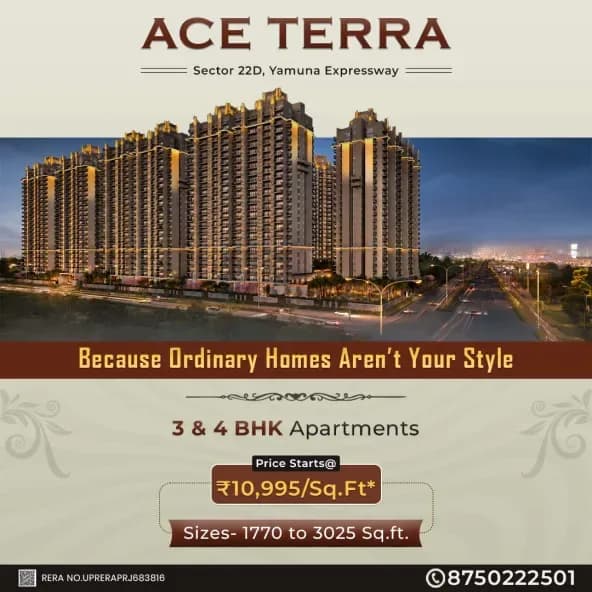 ACE Terra Sector 22D – Premium Living on Yamuna Expressway