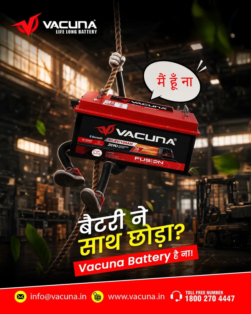 Vacuna Battery – Lithium Ion Battery for E Rickshaw