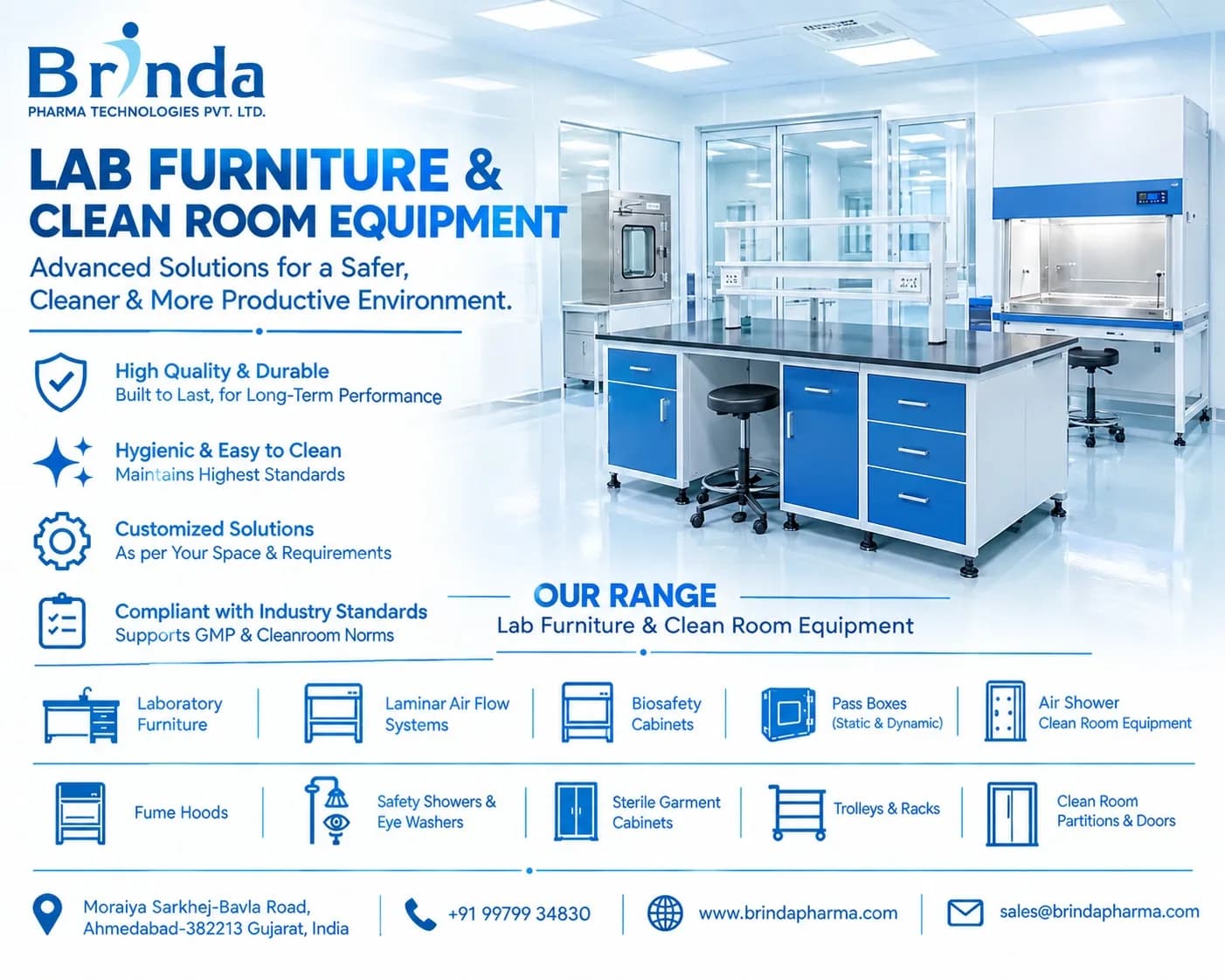 Laboratory Furniture & Cleanroom Equipment Solutions