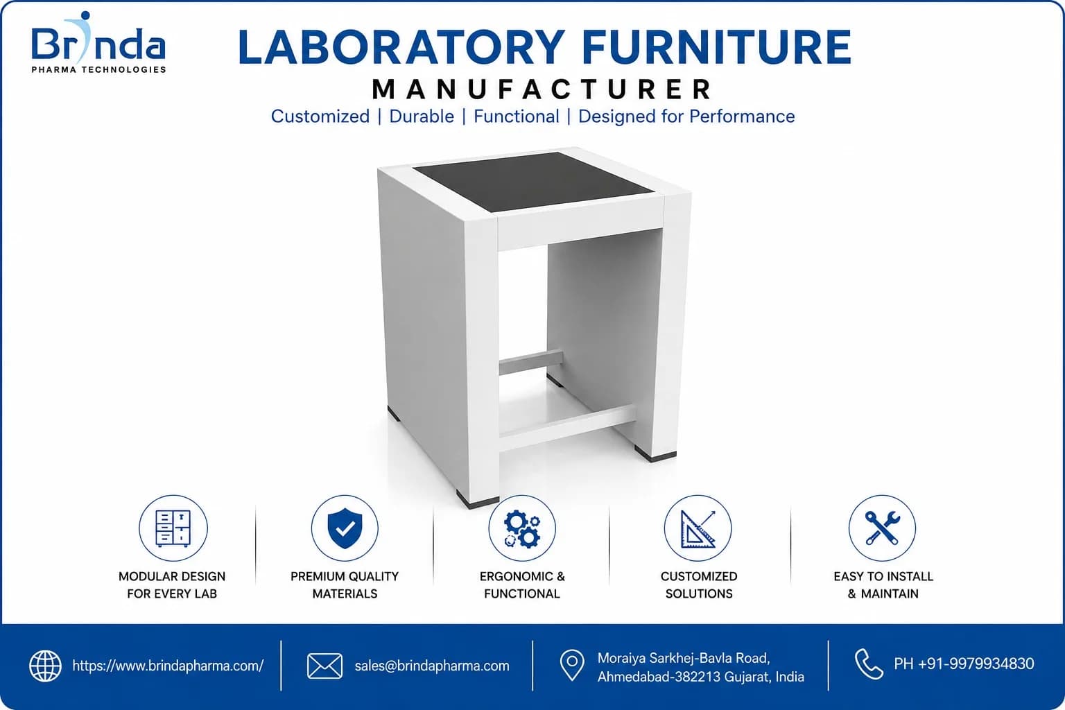 Anti-Vibration Table Manufacturer and Supplier | Brinda Pharma