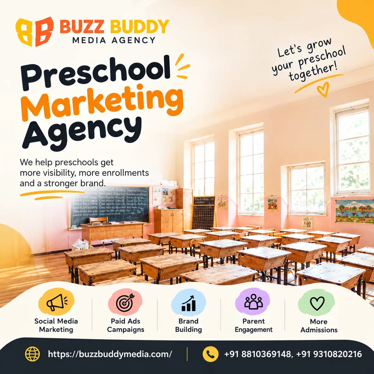 Marketing Agency for Preschool & Schools in Delhi, Gurgaon & Noida