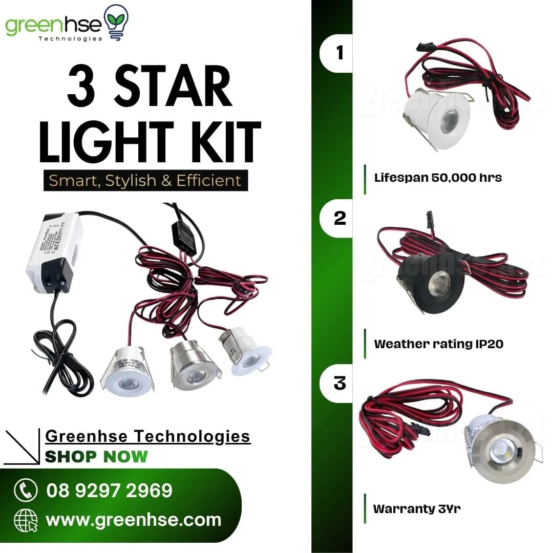 Buy 3 Star Light Kit in Perth by Greenhse Technologies