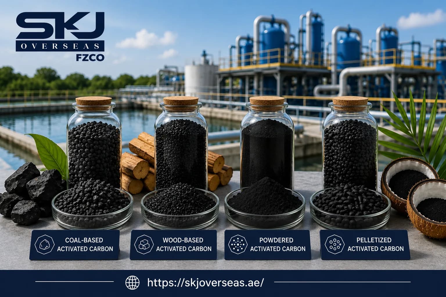 Wood Based Granular Activated Carbon for Process Purification Systems