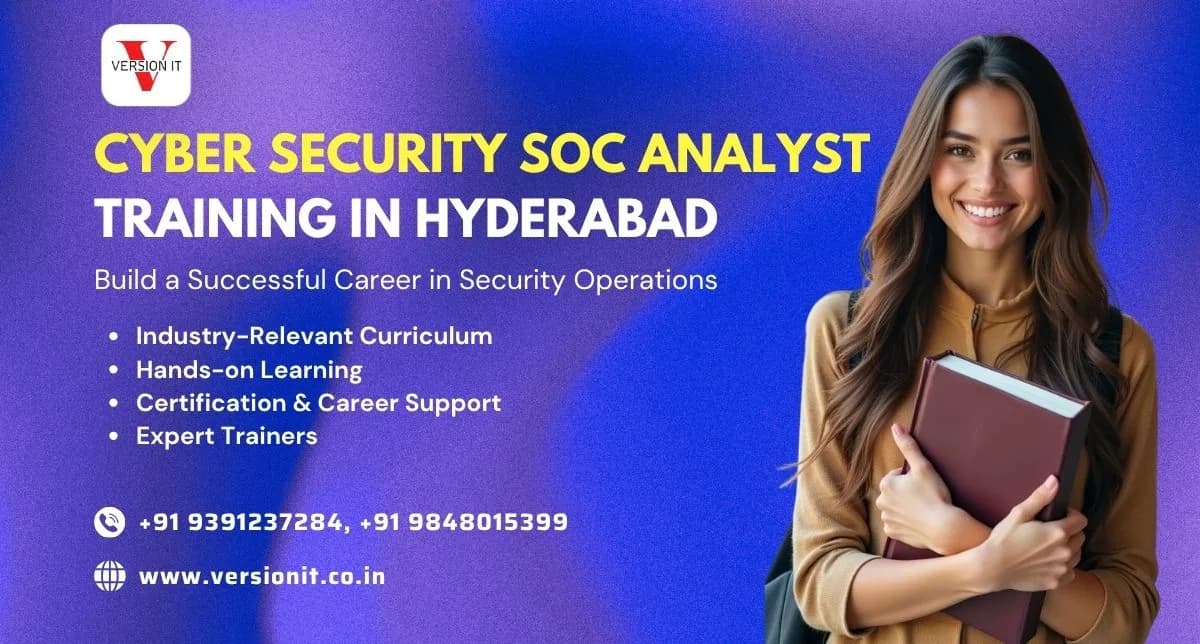 Cyber Security SOC Analyst Training in Hyderabad