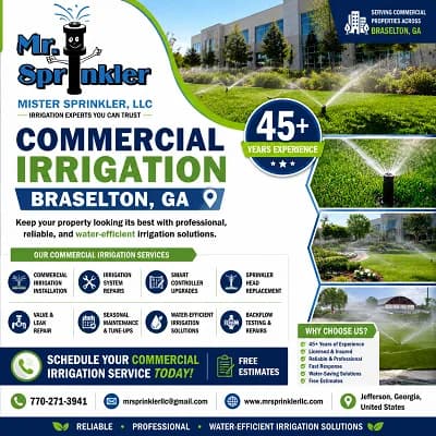 Commercial Irrigation Braselton, GA