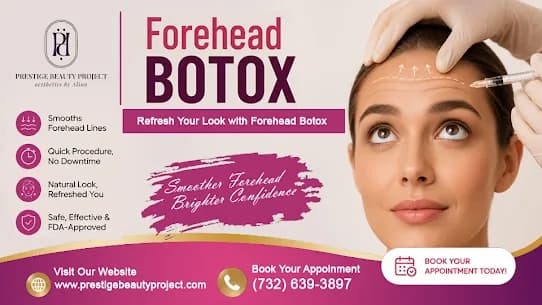Effective Treatment of Forehead Botox in NJ by Prestige Beauty Project LLC