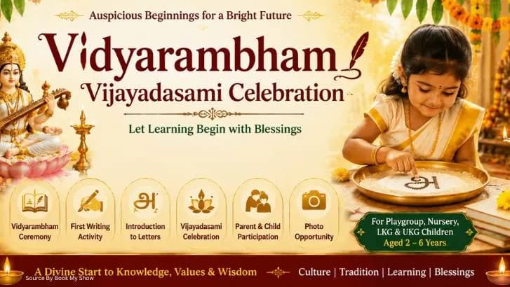 Vidyarambham | First Learning Journey | Vijayadasami Event