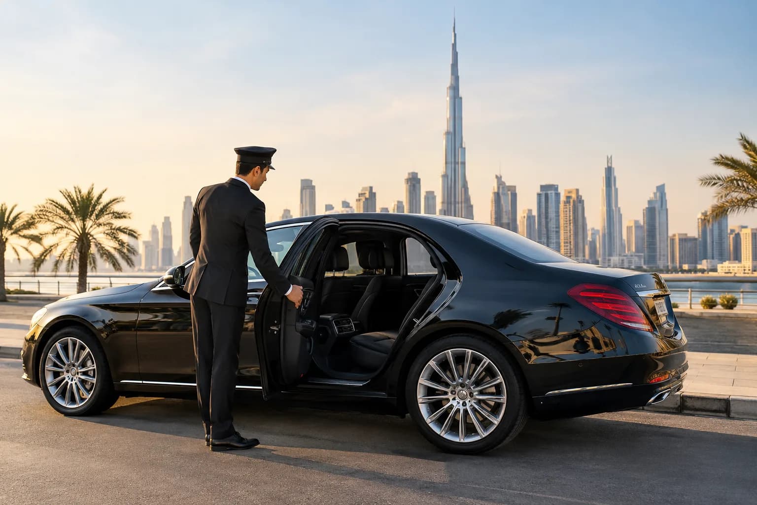 Luxury Car With Driver in Dubai | RTA-Licensed Chauffeur 24/7