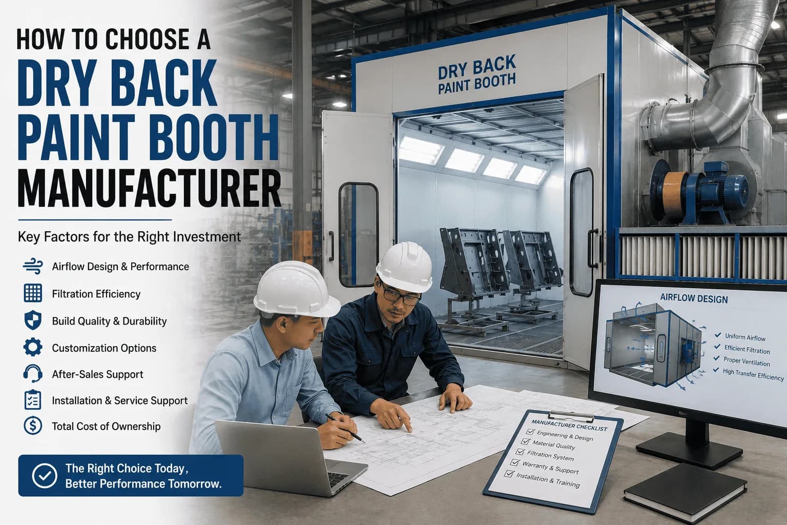 How to Choose a Dry Back Paint Booth Manufacturer