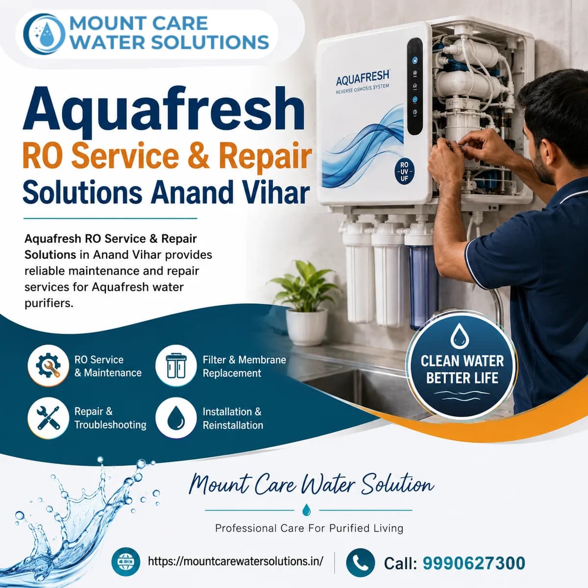 Aquafresh RO Service & Repair Solutions Anand Vihar