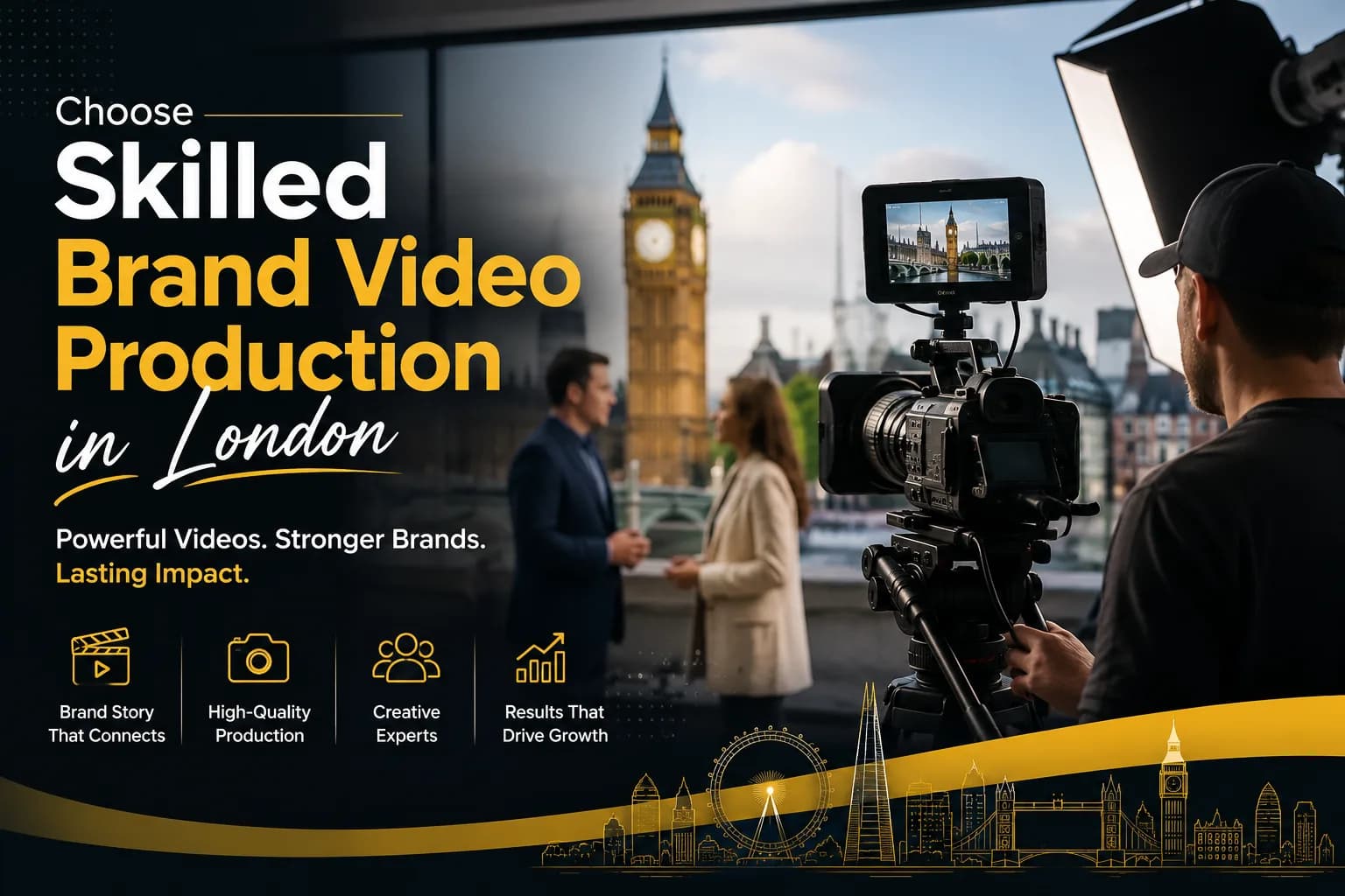 Choose Skilled Brand Video Production in London