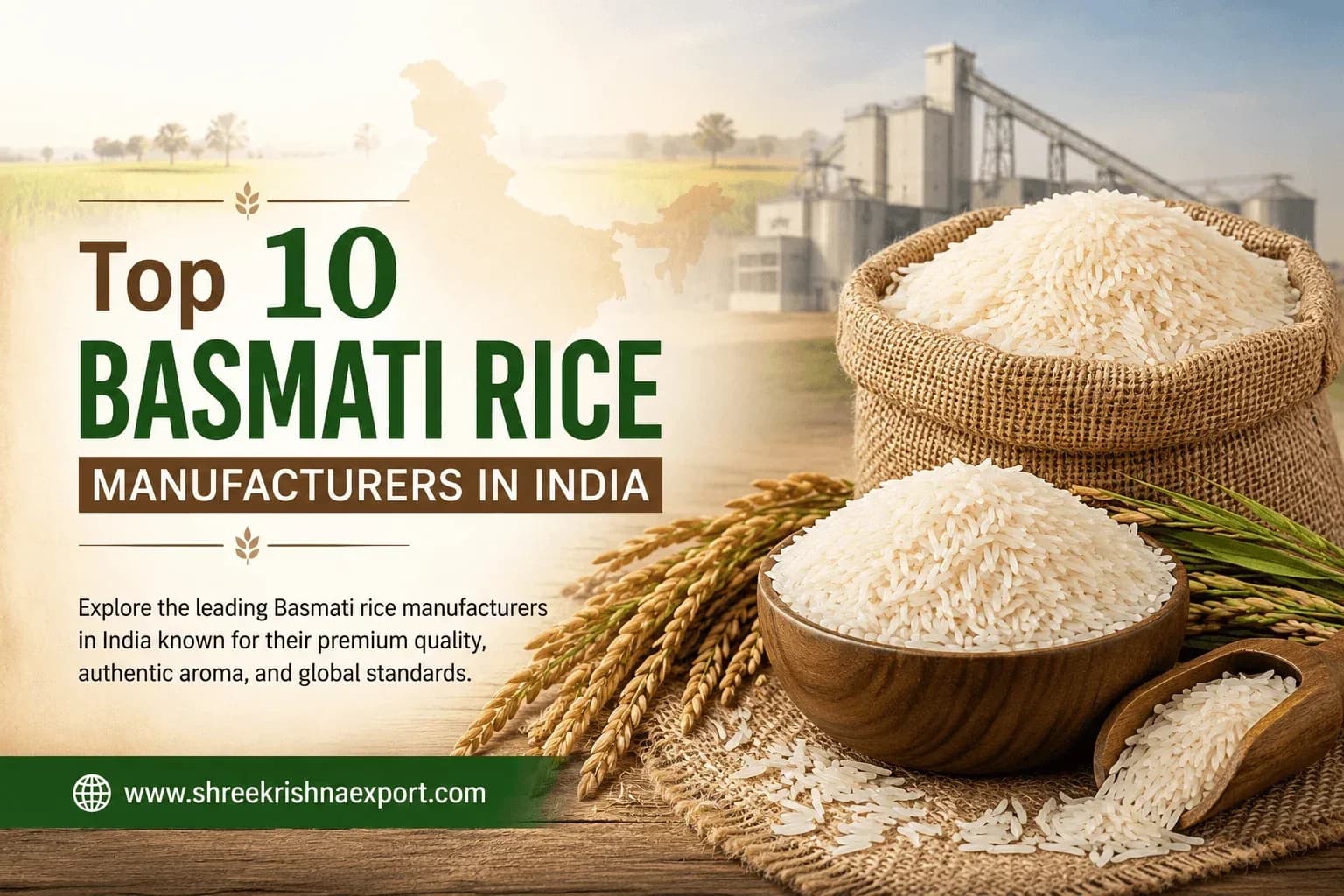 Basmati Rice Manufacturers in India | Shree Krishna Exports