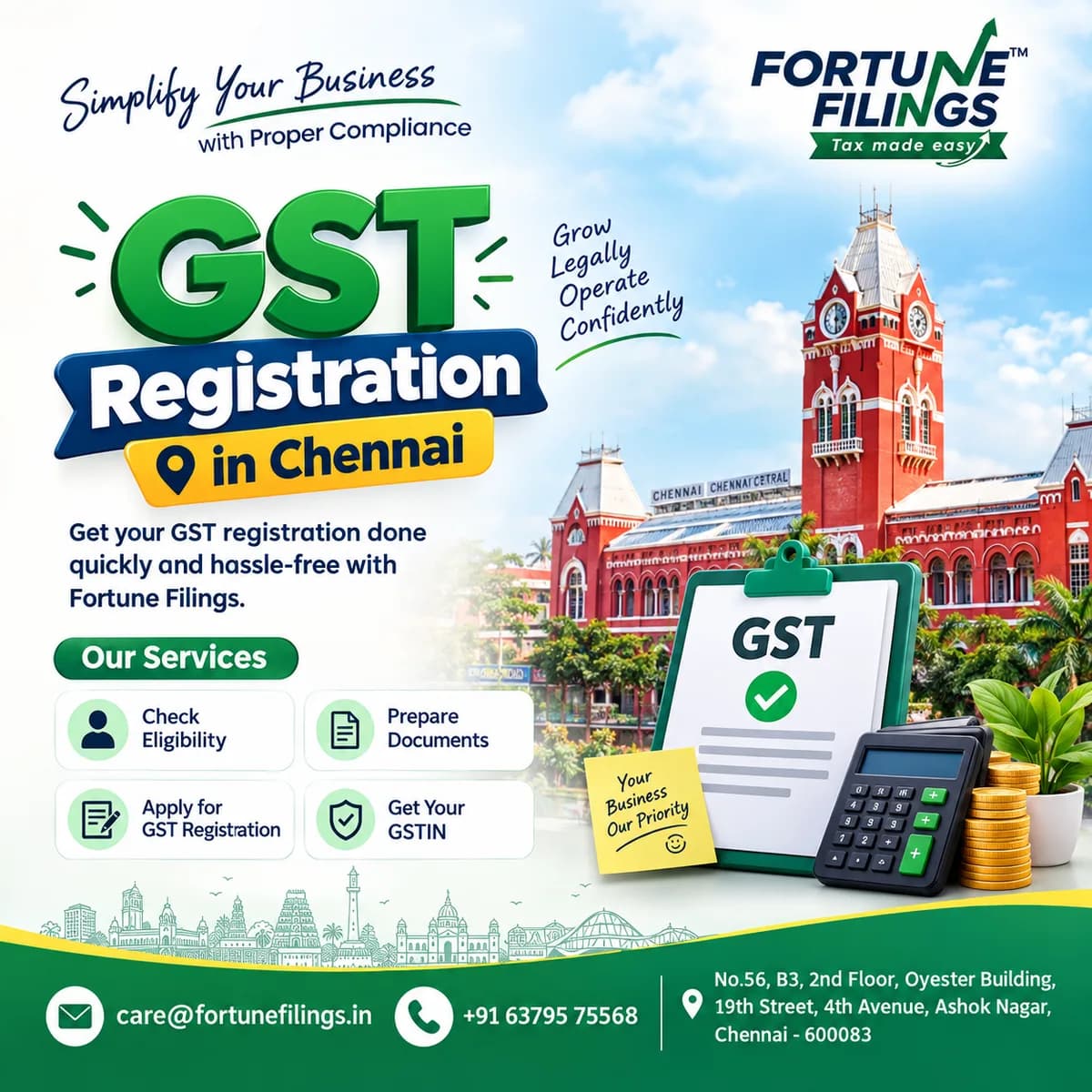 How to Get GST Registration in Chennai for Your Business?