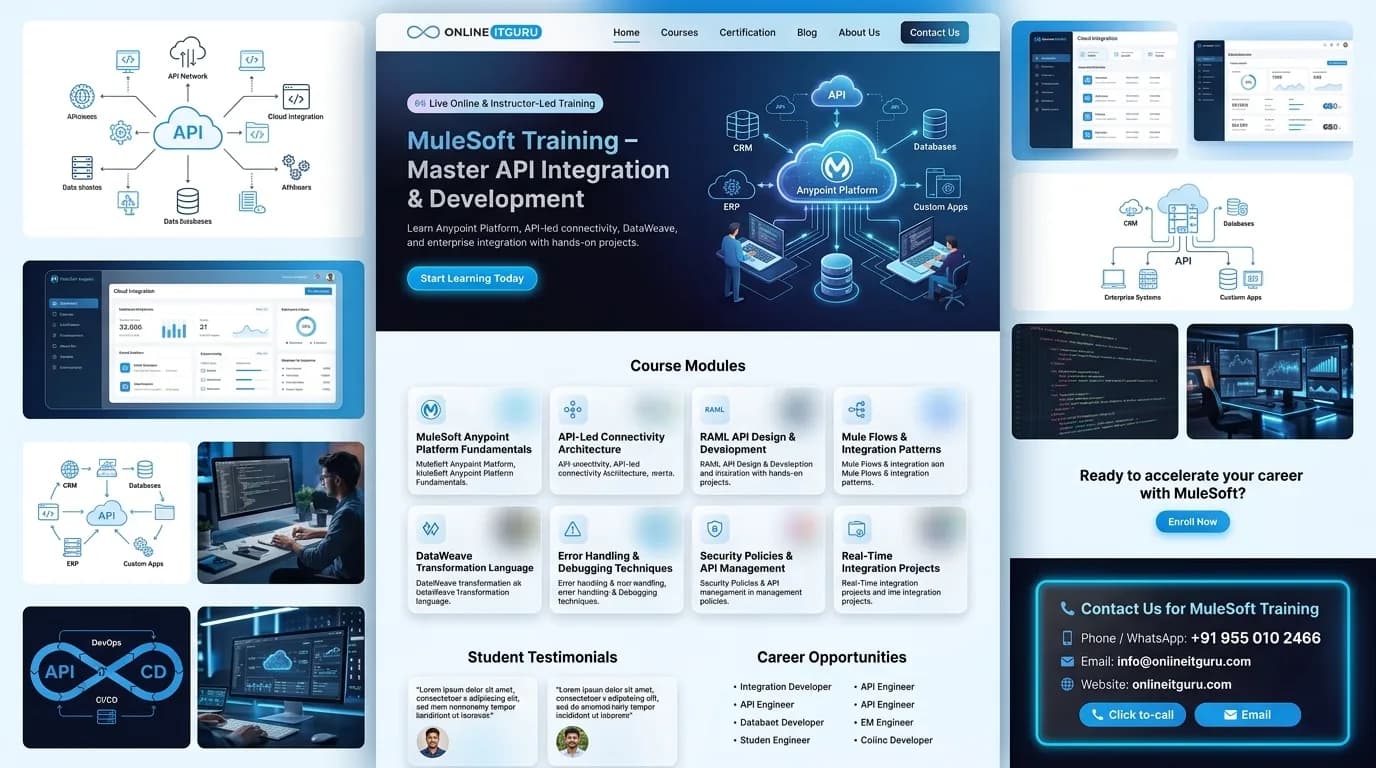 MuleSoft Training Courses | Learn API Integration with Certification