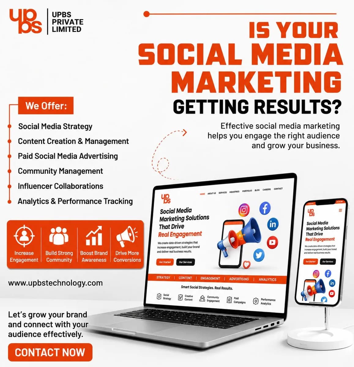 Social Media Marketing Agency in Delhi​ | UPBS Technology
