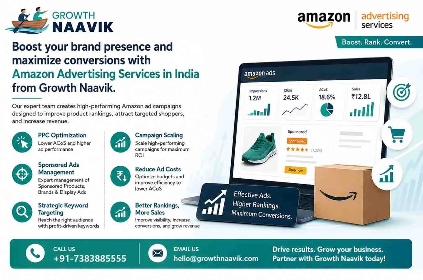 Amazon Advertising Services in india | Growth Naavik