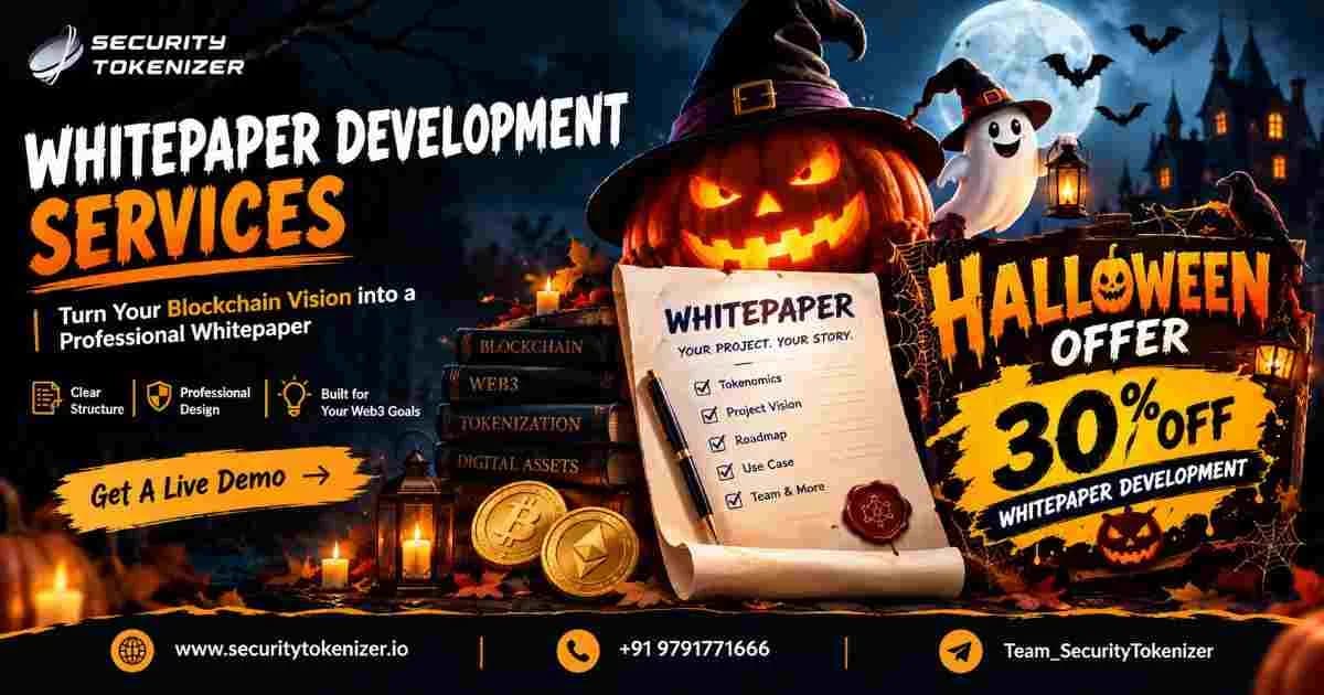 Make Your Blockchain Project Stand Out with Whitepaper Development – Halloween 30% OFF