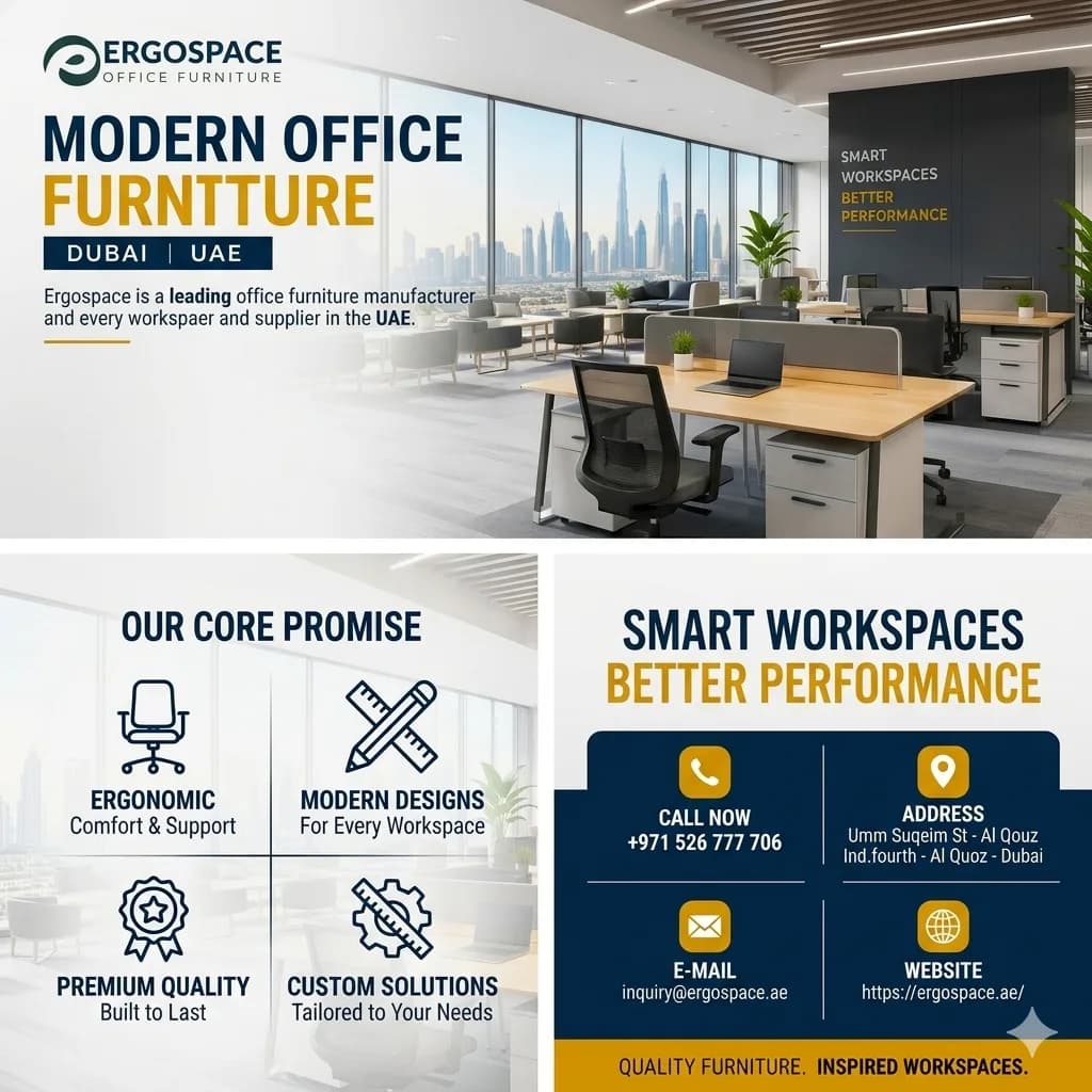 Tittle ---Modern office furniture in Dubai  Ergospace Office Furniture