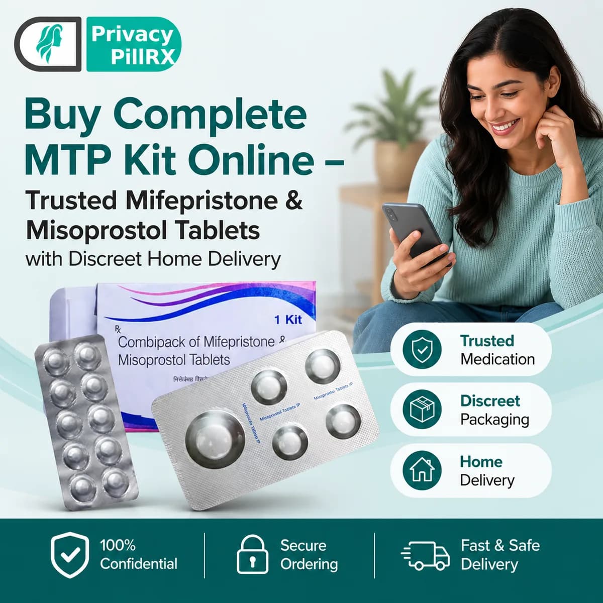 Buy Complete MTP Kit Online – Trusted Mifepristone & Misoprostol Tablets with Discreet Home Delivery