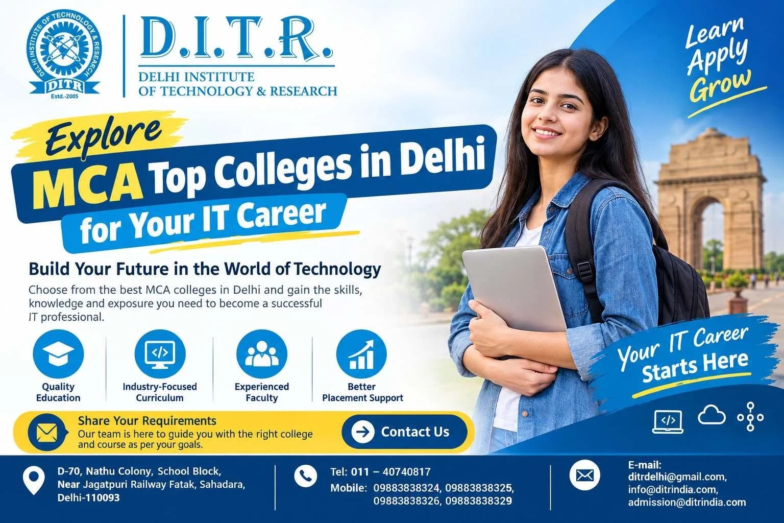 Explore MCA Top Colleges in Delhi for Your IT Career