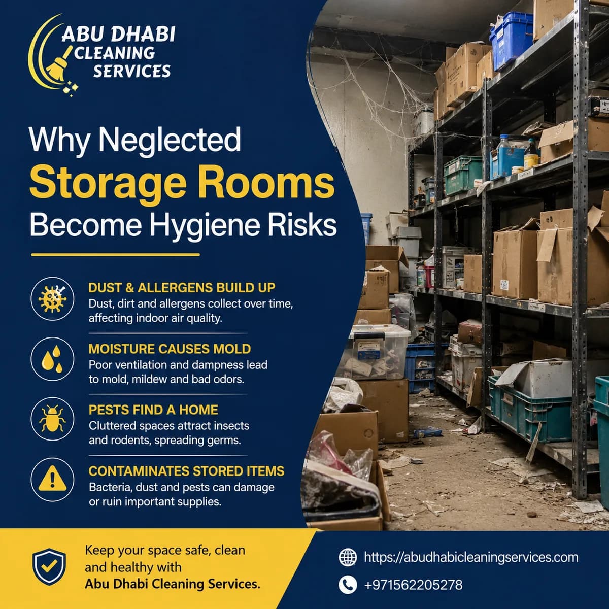 Why Neglected Storage Rooms Become Hygiene Risks