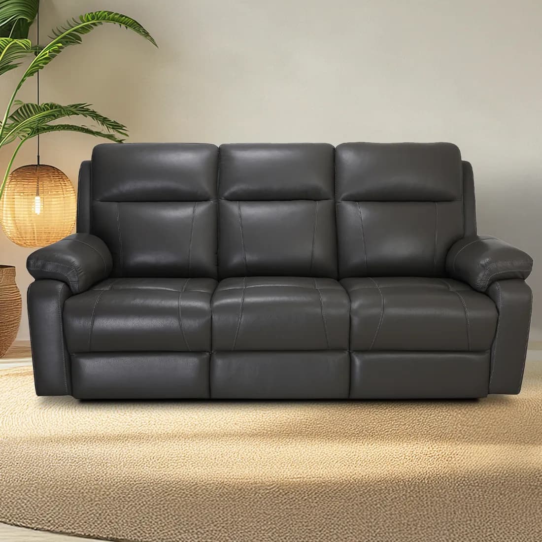Luxurious 3 Seater Recliner Sofa - Recliners India