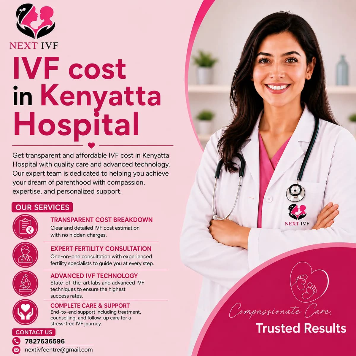 IVF cost in Kenyatta Hospital