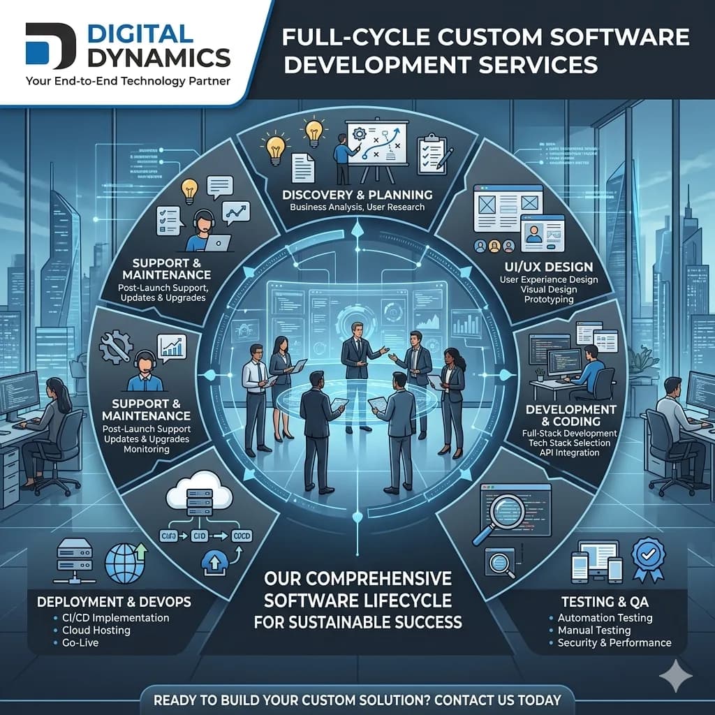 Full-Cycle Custom Software Development Service