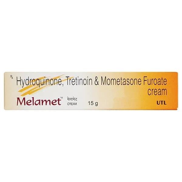 Melamet Cream Dubai – Hydroquinone, Tretinoin & Mometasone Furoate 15g