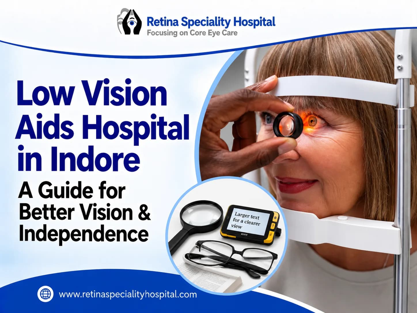 Low Vision Treatment in Indore for Permanent Vision Loss Support.