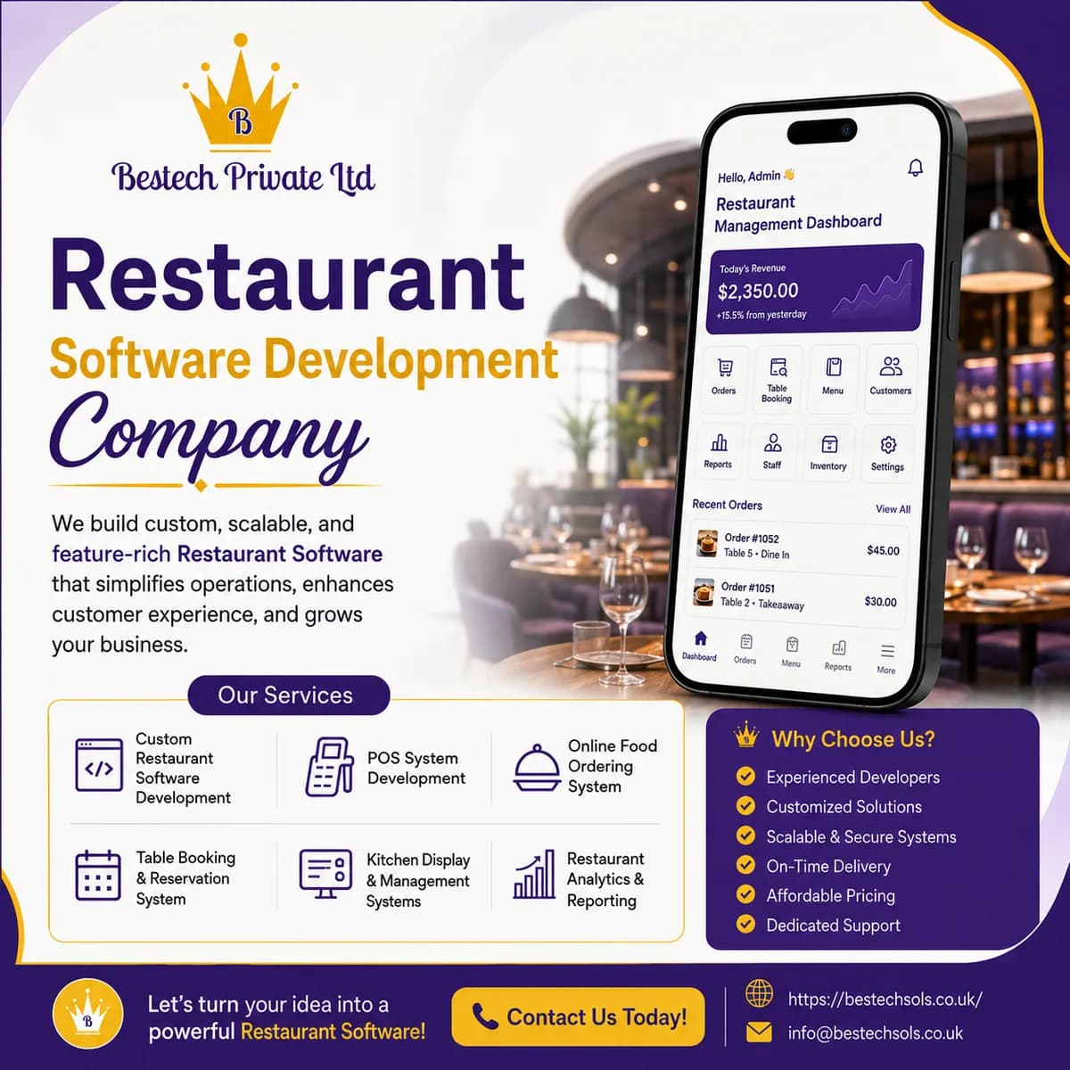 Restaurant Software Development Agency